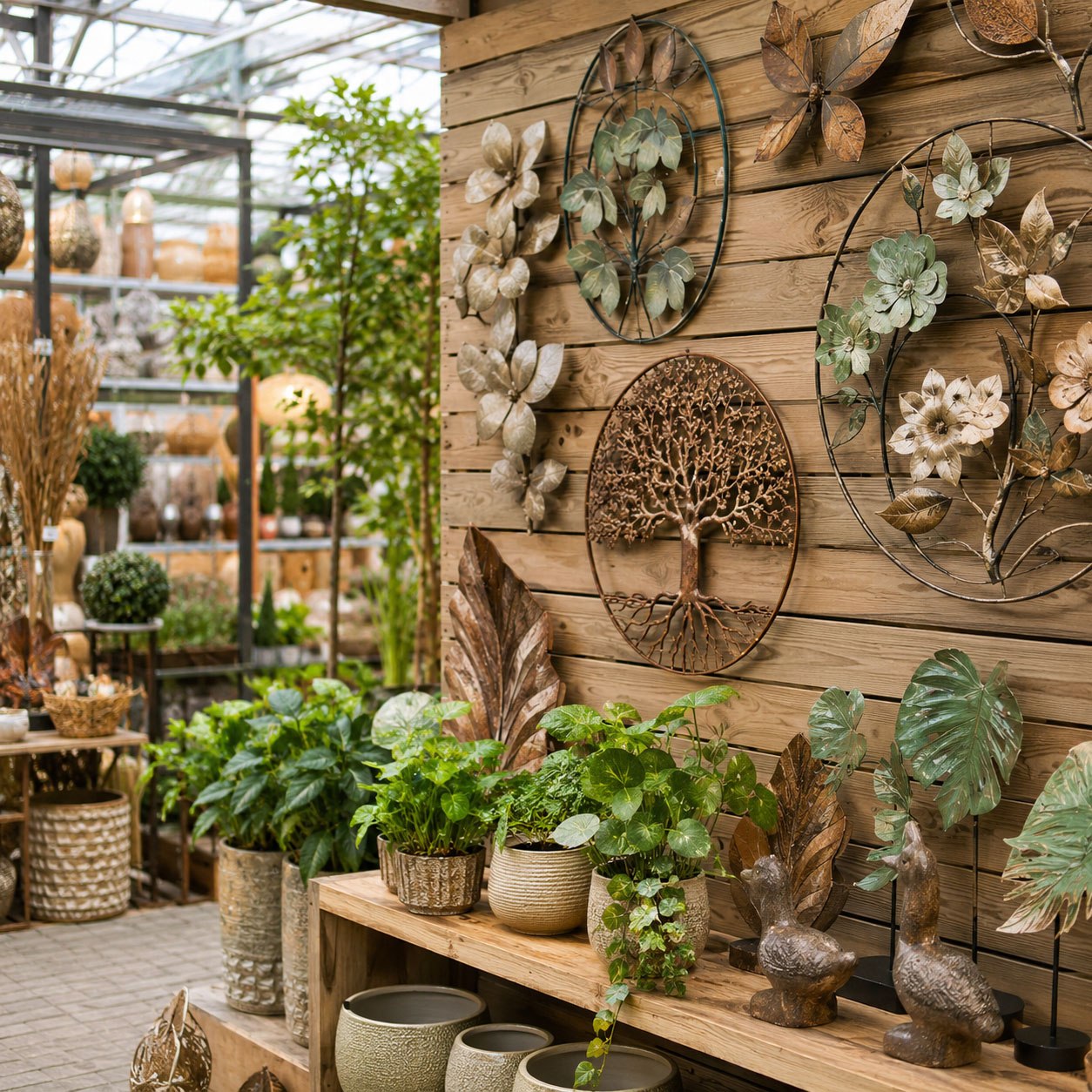 Tuinschilderijen speciaal voor tuincentra